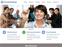 Tablet Screenshot of paccore.com